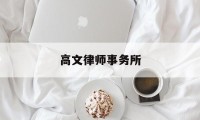 高文律师事务所(高文律师事务所主任)